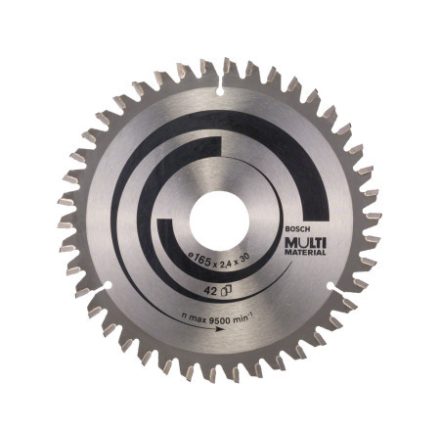 BOSCH Univerzálna pílová kotúč 165 x 30/20 x 2,4 mm / 42T MultiMaterial HLTCG