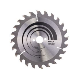 BOSCH Pílový kotúč pre drevo 160 x 20/16 x 2,6 mm / 24T Optiline Wood ATB   BOSCH Pílový kotúč pre drevo 160 x 20/16 x 2,6 mm / 24T Optiline Wood ATB