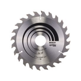 BOSCH Pílový kotúč na drevo 165 x 30/20 x 2,6 mm / 24T Optiline Wood ATB   BOSCH Pílový kotúč na drevo 165 x 30/20 x 2,6 mm / 24T Optiline Wood ATB