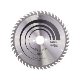 BOSCH Pílací kotúč na drevo 200 x 30 x 2,8 mm / 48T Optiline Wood ATB   BOSCH Pílací kotúč na drevo 200 x 30 x 2,8 mm / 48T Optiline Wood ATB