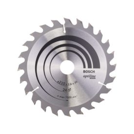 BOSCH Pílací kotúč na drevo 210 x 30 x 2,8 mm / 24T Optiline Wood ATB   BOSCH Pílací kotúč na drevo 210 x 30 x 2,8 mm / 24T Optiline Wood ATB