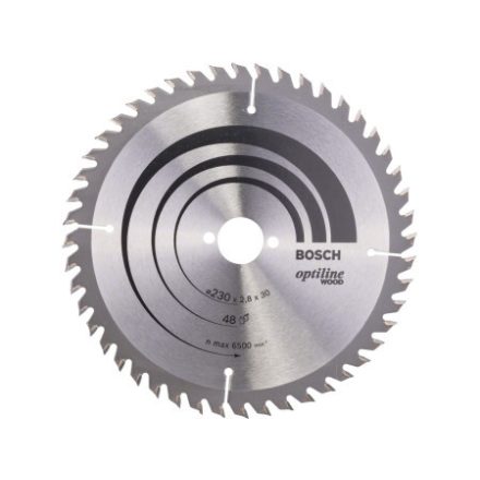 BOSCH Pílací disk na drevo 230 x 30 x 2,8 mm / 48T Optiline Wood ATB