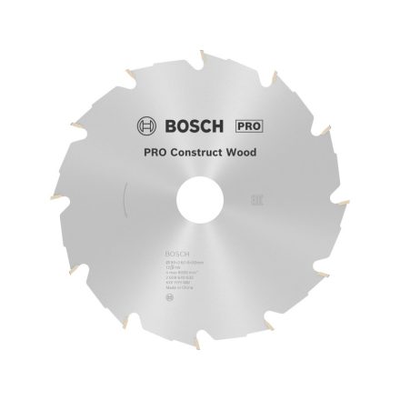 BOSCH PRO Pílový kotúč na drevo 190 x 30 x 2,6 mm / 12T Construct Wood