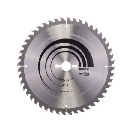 BOSCH Pílka na drevo 300 x 30 x 3,2 mm / 48T Optiline Wood ATB / UW