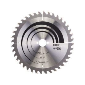 BOSCH Pílací disk na drevo 250 x 30 x 3,2 mm / 40T Optiline Wood ATB   BOSCH Pílací disk na drevo 250 x 30 x 3,2 mm / 40T Optiline Wood ATB
