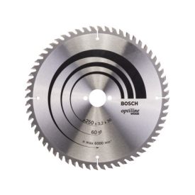 BOSCH Pílací kotúč na drevo 250 x 30 x 3,2 mm / 60T Optiline Wood ATB   BOSCH Pílací kotúč na drevo 250 x 30 x 3,2 mm / 60T Optiline Wood ATB