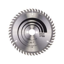 BOSCH Pílový kotúč na drevo 160 x 20/16 x 1,8 mm / 48T Optiline Wood ATB   BOSCH Pílový kotúč na drevo 160 x 20/16 x 1,8 mm / 48T Optiline Wood ATB