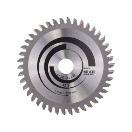 BOSCH Univerzálny pilový kotúč 130 x 20/16 x 2,0 mm / 42T MultiMaterial HLTCG