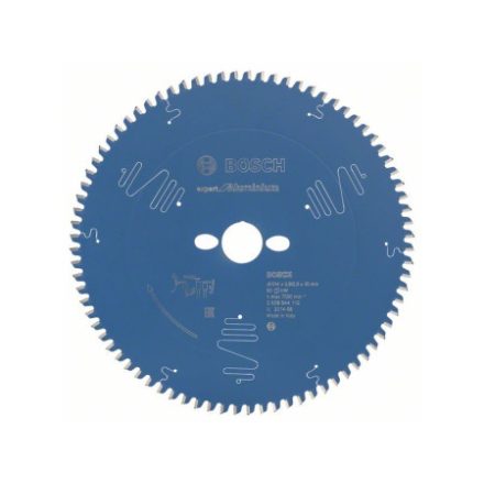 BOSCH Pílový kotúč na hliník 254 x 30 x 2,8 mm / 80T Expert na hliník
