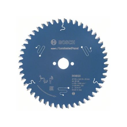 BOSCH Pílový kotúč na laminované panely 165 x 20 x 2,6 mm / 48T Expert for LaminatedPanel