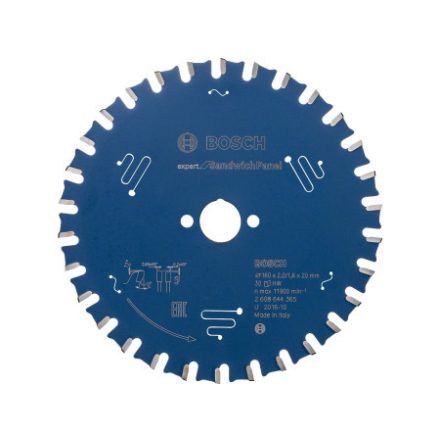 BOSCH Pílový kotúč pre sendvičové panely 160 x 20 x 2,1 mm / 30T HLTCG
