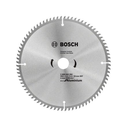 BOSCH Pílový kotúč na hliník 254 x 30 x 3,0 mm / 80T