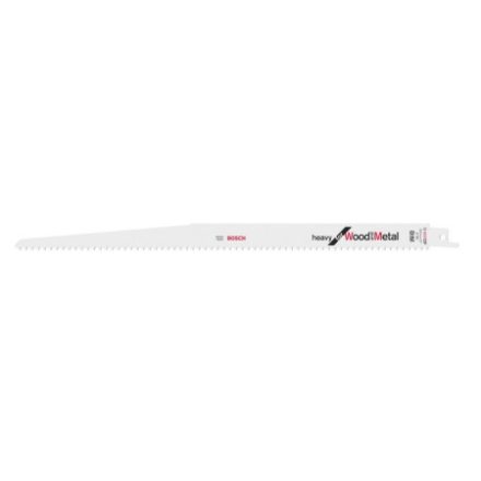 BOSCH Pílový list priamočiary na drevo s hrotmi S 1411 DF 300 mm / 6TPI bimetal (2 ks)