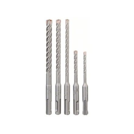 BOSCH 5X Sada vrtákov na skaly 5-dielna štvorhranná SDS-Plus (5 / 6 x 110 mm; 6 / 8 / 10 x 160 mm)