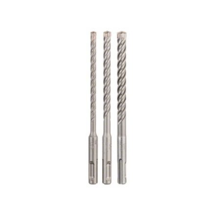 BOSCH 5X Sada vrtákov na skaly 3-dielna štvorhranná SDS-Plus (6 / 8 / 10 x 160 mm)