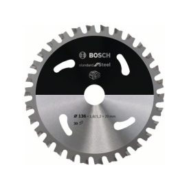 BOSCH Pílový kotúč na kov 136 x 1,6 x 20 mm / 30T Standard for Steel   BOSCH Pílový kotúč na kov 136 x 1,6 x 20 mm / 30T Standard for Steel