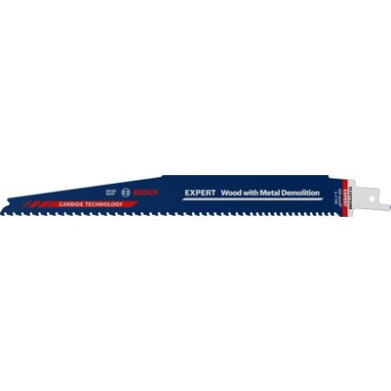 BOSCH EXPERT S1167 XHM Wood with Metal Demolition karbidová ozubená šabľová píla, 1 ks
