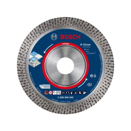 BOSCH EXPERT Diamantový rezací kotúč 125 x 1,4 x 10 x 22,2 mm HardCeramic