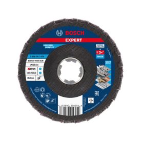 BOSCH EXPERT Lamelový brúsny kotúč stredný 125 x 22,2 N475 SCM X-LOCK   BOSCH EXPERT Lamelový brúsny kotúč stredný 125 x 22,2 N475 SCM X-LOCK