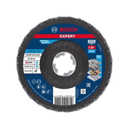 BOSCH EXPERT Lamelový brúsny kotúč mäkký 125 x 22,2 N475 SCM X-LOCK