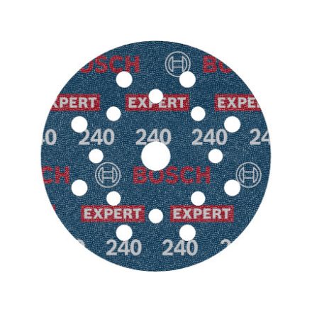BOSCH EXPERT O780 Brúsny kotúč na suchý zips 125 mm / P240 s keramickými zrnami (6 ks)