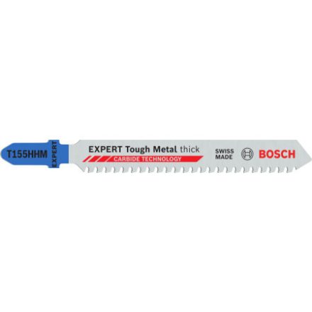 BOSCH EXPERT Dekupírovacie pílové listy pre nerezové plechy T155HHM 92 mm / 2,54TPI (3 ks)
