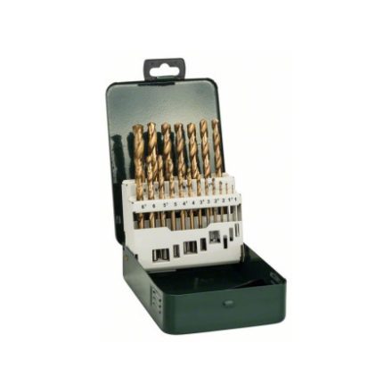 BOSCH Sada skrutkových vrtákov 19 kusov 1,0-10,0 mm HSS-TiN DIN 338