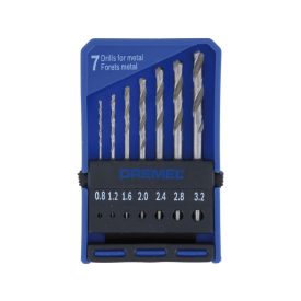 DREMEL Sada presných vŕtacích hriadeľov 7 kusov (0,8-1,2-1,6-2,0-2,4-2,8-3,2 mm)   DREMEL Sada presných vŕtacích hriadeľov 7 kusov (0,8-1,2-1,6-2,0-2,4-2,8-3,2 mm)