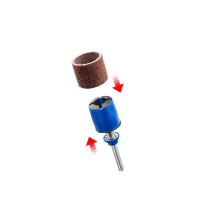 DREMEL EZ SpeedClic brúsna hlava a 2 kusy brúsnych pások 13 mm (P60, P120)