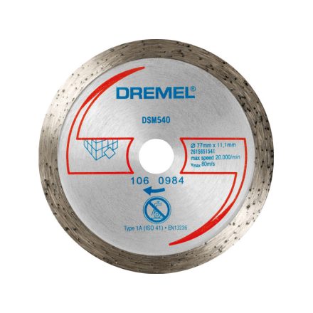 DREMEL DSM540 Diamantový rezný kotúč 77 x 11,1 mm