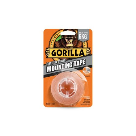 GORILLA Obojstranná lepiaca páska krištáľovo čistá 25,4 mm x 1,52 m