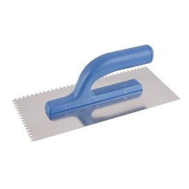 FESTA Zúbkovaná stierka 130 x 280 mm inox s plastovou rukoväťou 4 x 4 mm   FESTA Zúbkovaná stierka 130 x 280 mm inox s plastovou rukoväťou 4 x 4 mm