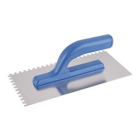 FESTA Zúbkovaná stierka 130 x 280 mm inox s plastovou rukoväťou 6 x 6 mm   FESTA Zúbkovaná stierka 130 x 280 mm inox s plastovou rukoväťou 6 x 6 mm