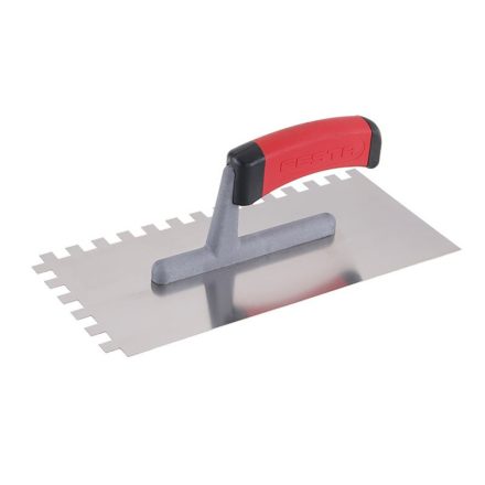 FESTA hladítko ozubené 130 x 280 mm inox 10 x 10 mm s mäkkou rukoväťou