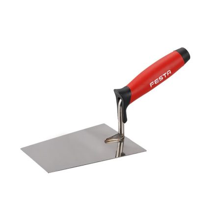 FESTA Murárska lyžica 180 x 125 stropná inox s mäkkou rukoväťou