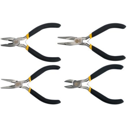 VOREL Sada klieští Mini 4 diely 125 mm