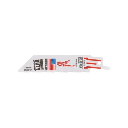 MILWAUKEE Pílové listy pre saberskú pílu 100/1,0 mm bimetal Co (drevo, plast) (5 ks)