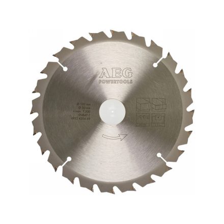 AEG Pílový kotúč na drevo 190 x 30 x 2,2 mm / 24T