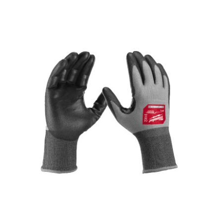 MILWAUKEE Pracovné rukavice odolné voči rezu s PU potopením 4/D - XXL/11 Hi-Dex