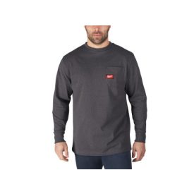 MILWAUKEE Tričko s dlhými rukávmi šedé WTLSG-L WORKSKIN™   MILWAUKEE Tričko s dlhými rukávmi šedé WTLSG-L WORKSKIN™