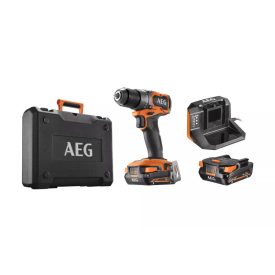 AEG Bezdrôtová vŕtačka BS18SBL2-202C (bez uhlových kefiek) (2 x 2,0 Ah batéria + nabíjačka + kufor)   AEG Bezdrôtová vŕtačka BS18SBL2-202C (bez uhlových kefiek) (2 x 2,0 Ah batéria + nabíjačka + kufor)