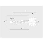 CELO Plastová hmoždinka MFR 10-160 SB TX (4ks)