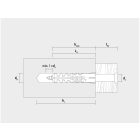 CELO NF 10 krídlová hmoždinka (5 ks)