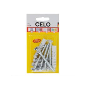 CELO NF 10 krídlová hmoždinka + 7 x 65 šesťhranná skrutka (5 ks)   CELO NF 10 krídlová hmoždinka + 7 x 65 šesťhranná skrutka (5 ks)