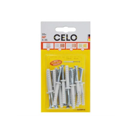CELO NP zatĺkacia hmoždinka 5 x 35 (20 ks)