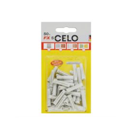 CELO FX 5 univerzálne nylonové hmoždinky (50 ks) CELO FX 5 univerzálne nylonové hmoždinky (50 ks)