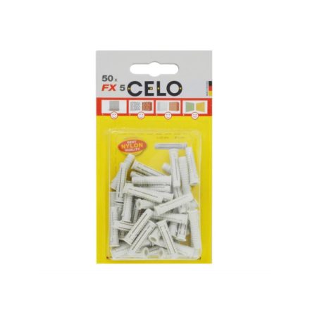 CELO FX 5 univerzálne nylonové hmoždinky (50 ks)