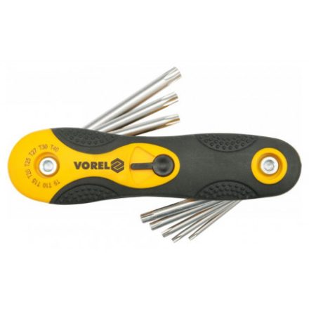 Sada kľúčov VOREL Torx 8 dielov T9-T40