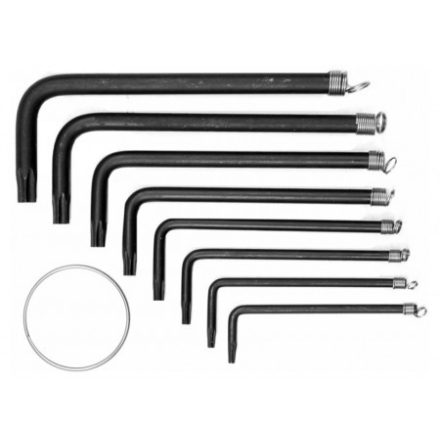 VOREL sada imbusových kľúčov 8 dielov T10-T40 Torx
