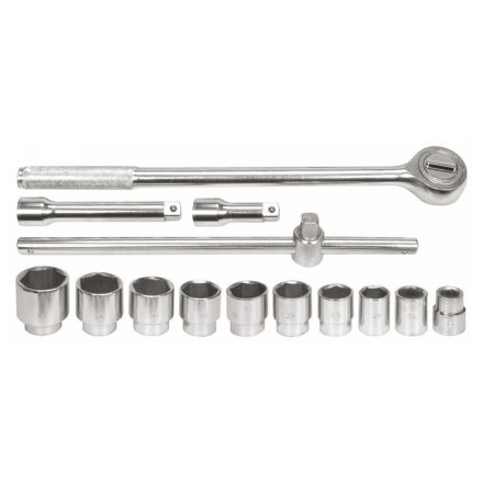 Sada nástrčných kľúčov 14 kusov 3/4" 22-50 mm